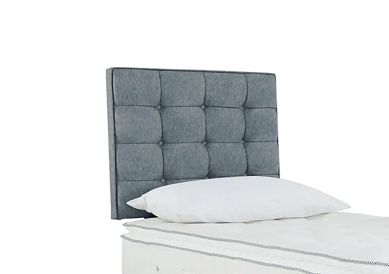 Bowmore Floor Standing Headboard - Single - Joshua Blue
