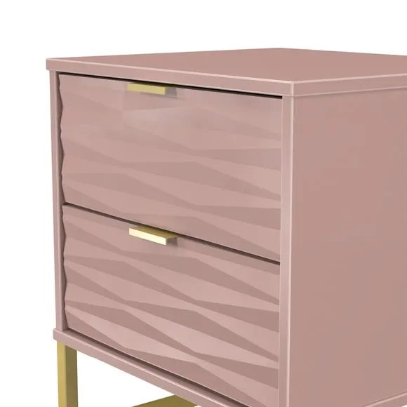 Tuxford 2 Drawer Bedside Table 5