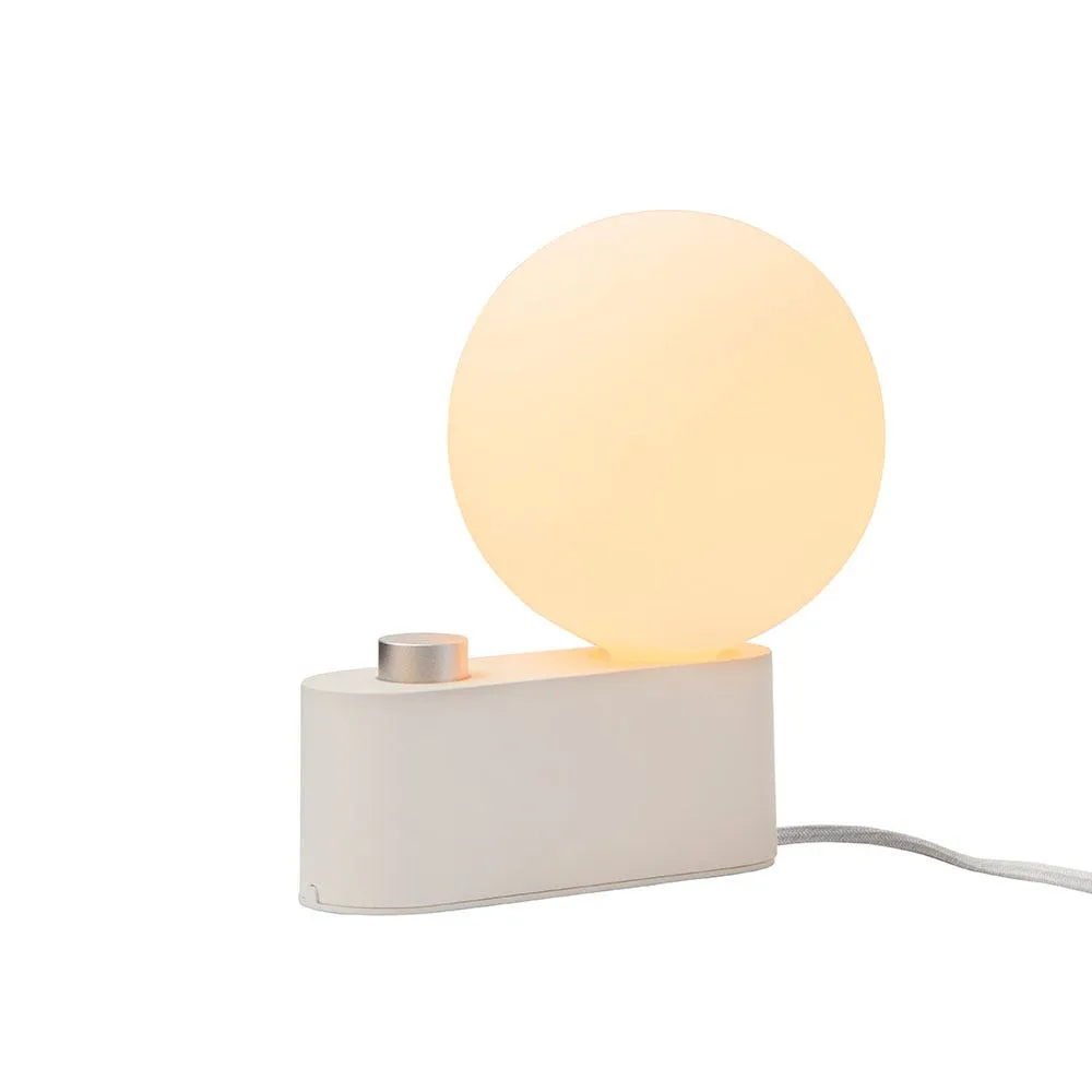 Tala Alumina Table and Wall Lamp Chalk with Sphere IV Bulb 2