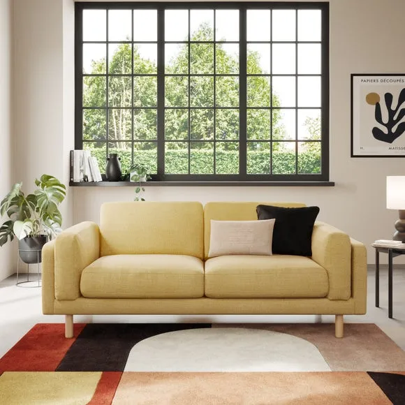 Newton Chunky Tonal Weave 3 Seater Sofa 1