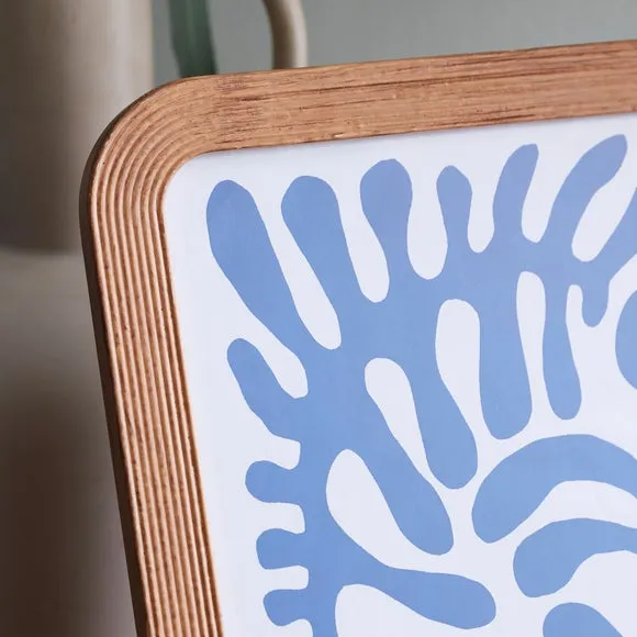 Ribbed Wooden Photo Frame 2