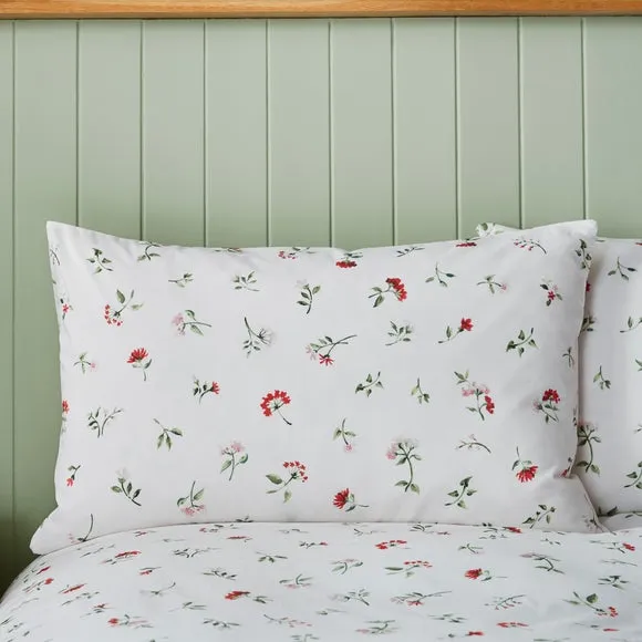 Margo Floral 144 Thread Count 100% Cotton Duvet Cover & Pillowcase Set 2