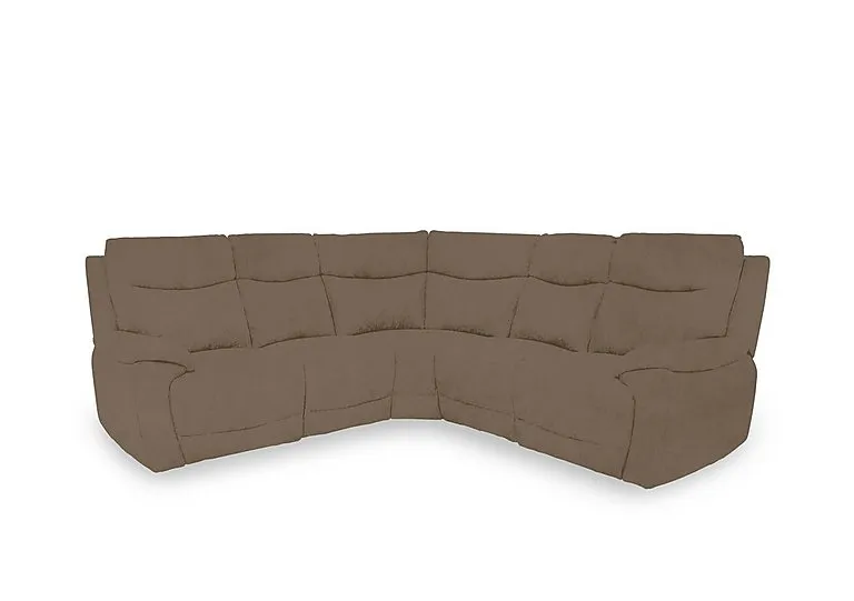 Sloane Fabric Large Power Recliner Corner Sofa - Opulence Cedar