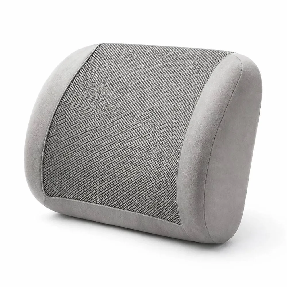 Nordara Memory Foam Seat Cushion Orthopedic Lumbar Support Pain Relief Car in Grey