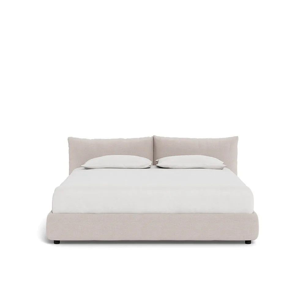 Heal's Pillow Bed Super King Tundra Texture Stone 1