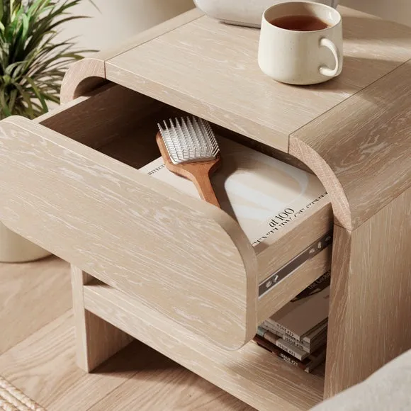 Bennett 1 Drawer Bedside Table 4