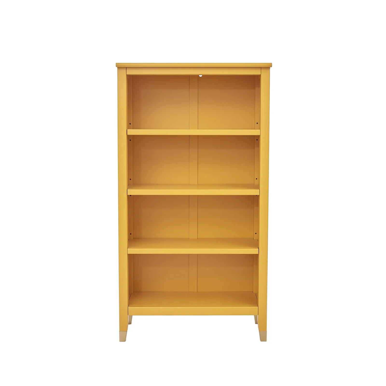 Cabinet Bits Palazzi 4 Tier Bookcase H127 W69 D25cm in Mustard 2