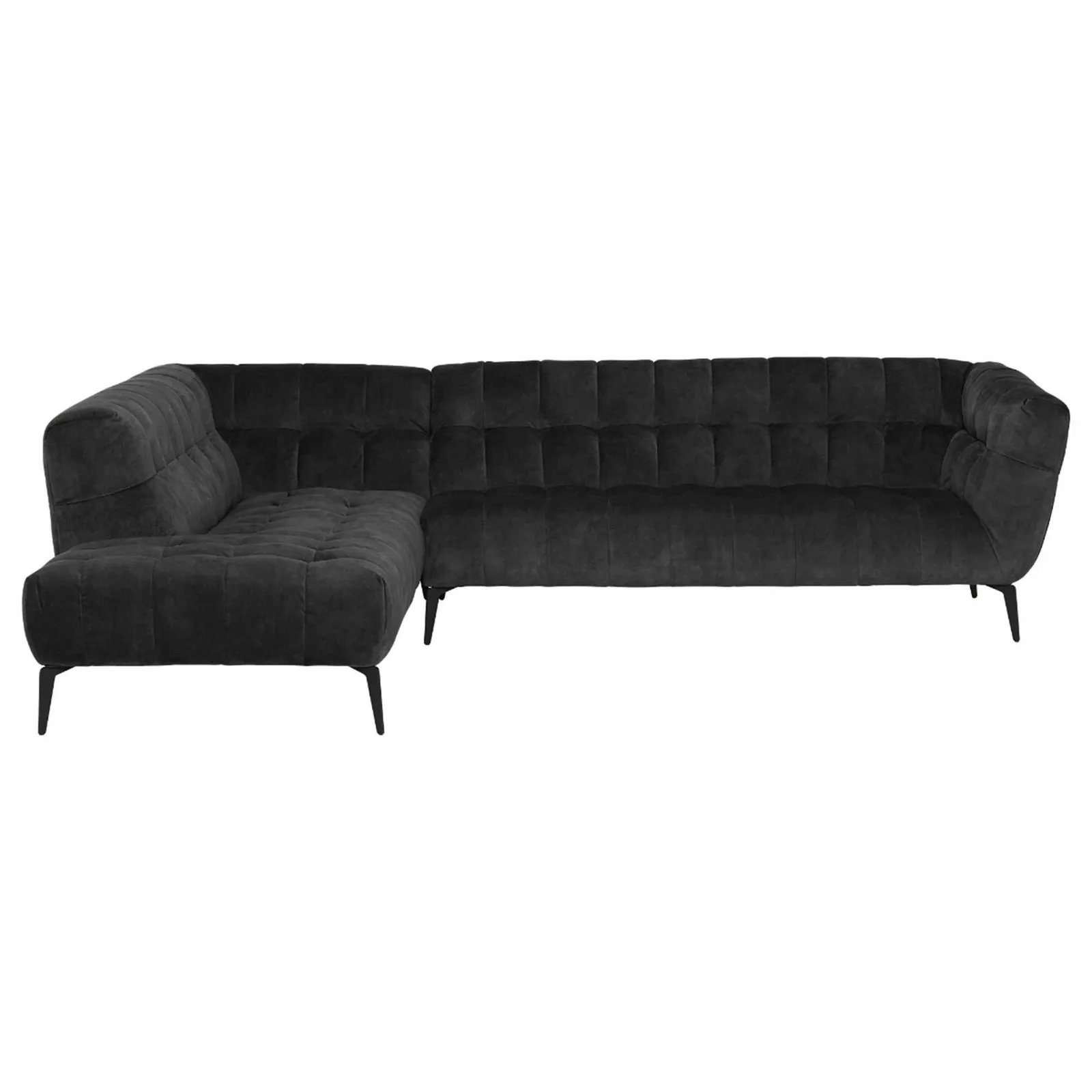 Azalea Corner Group Chaise Left Sofa, Black | Barker & Stonehouse 3