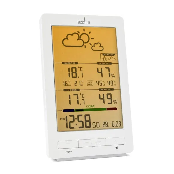 Acctim Skyler 6-in-1 Barometric Weather Station Clock 4