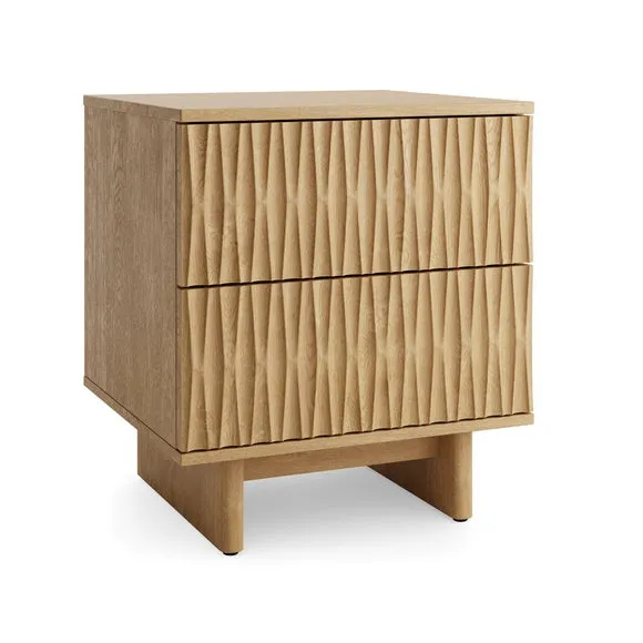 Inga 2 Drawer Bedside Table 6