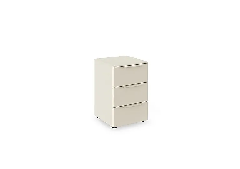 Haven 3 Drawer Décor Bedside Cabinet