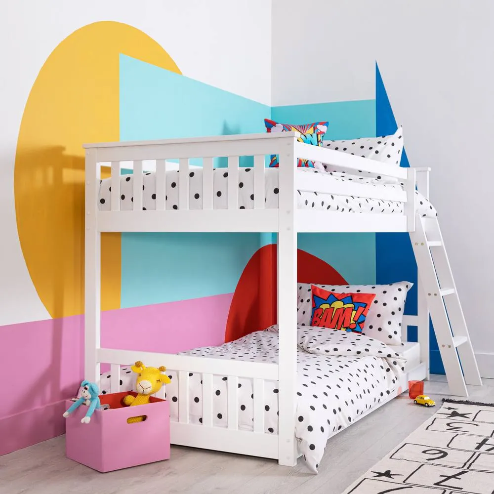 Nöa and Nani Harri Bunk Bed Low Midsleeper in White 2