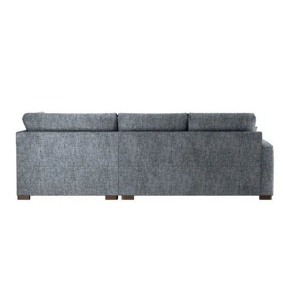 Carson Deep Sit Chunky Chenille Corner Sofa 5