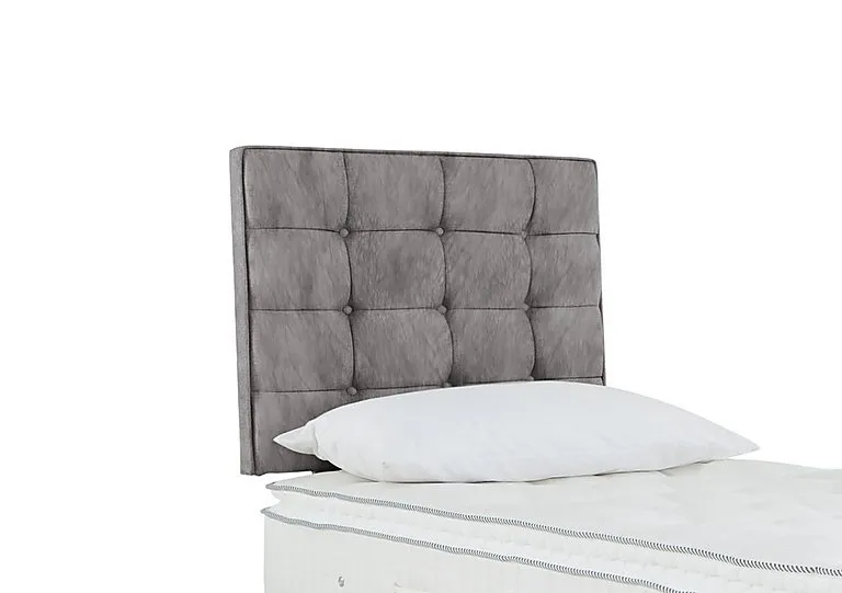 Bowmore Floor Standing Headboard - Single - Dapple Silver