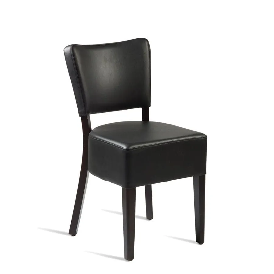netfurniture Bugel Side Chair - Wenge - Black