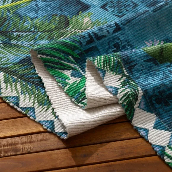 Paoletti Majorelle Leopard Indoor Outdoor Rug 3