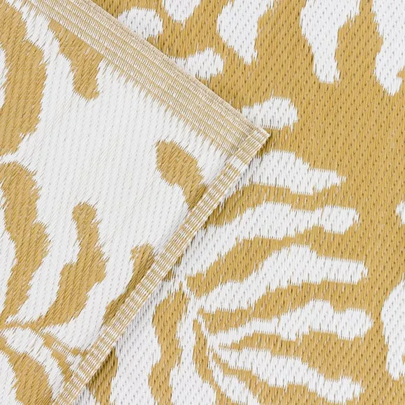 furn. Tocorico Mustard Reversible Indoor Outdoor Rug 5