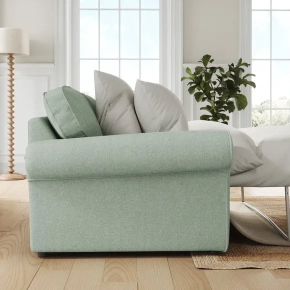Flori Soft Chenille 2 Seater Sofa Bed 2