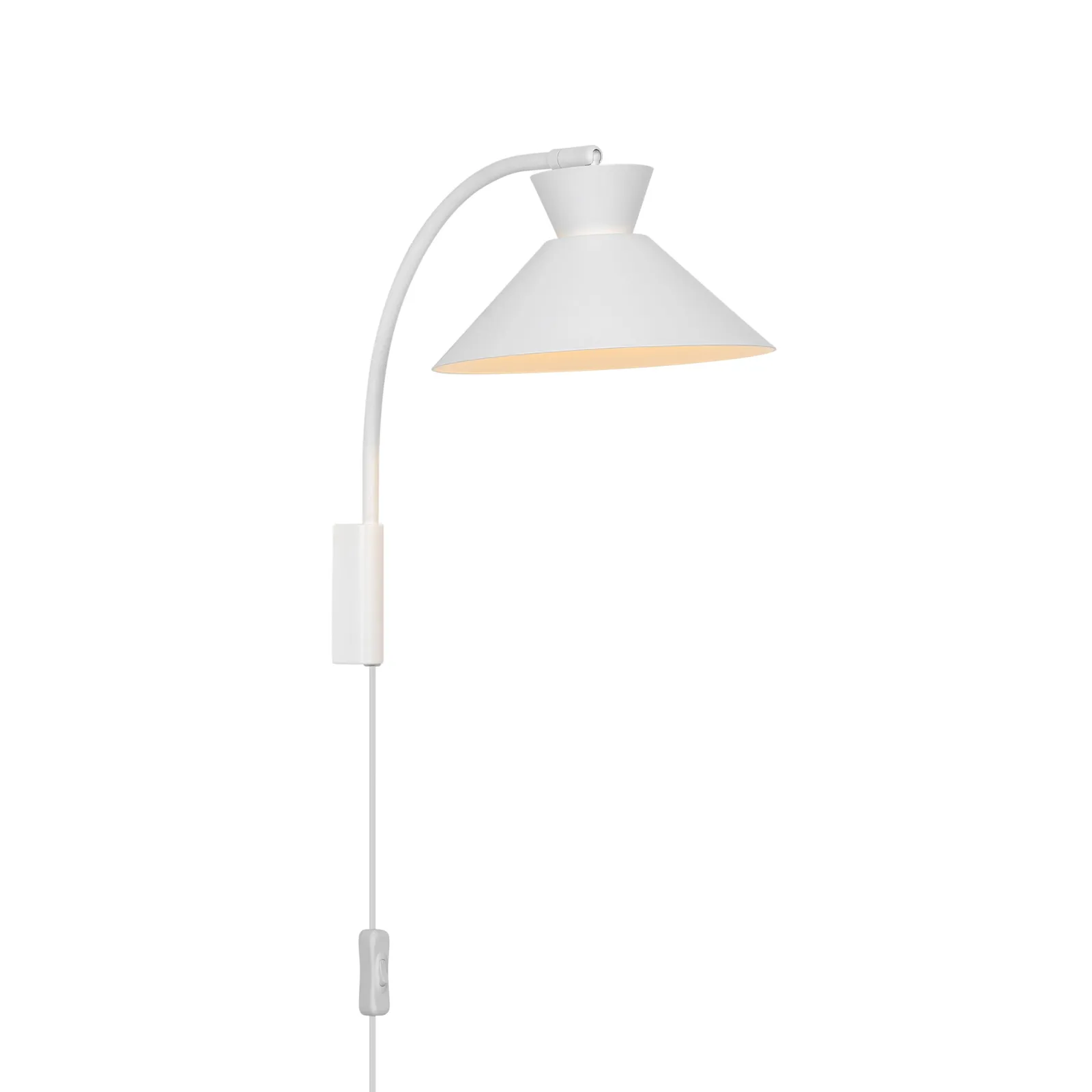 Nordlux Modern Indoor Wall Light White Metal E27 Retro - No, IP20