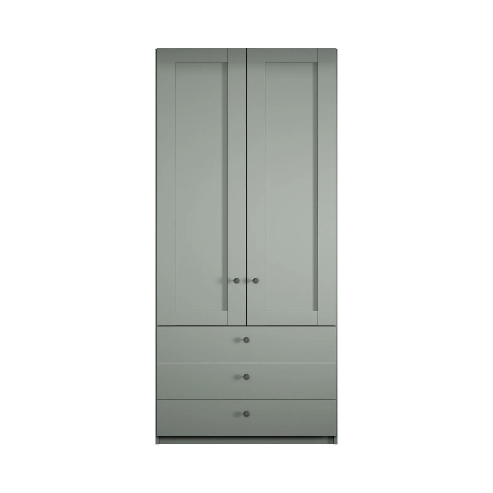 Varese 3 Drawer Functional Unit W100Cm, Green | Barker & Stonehouse 3