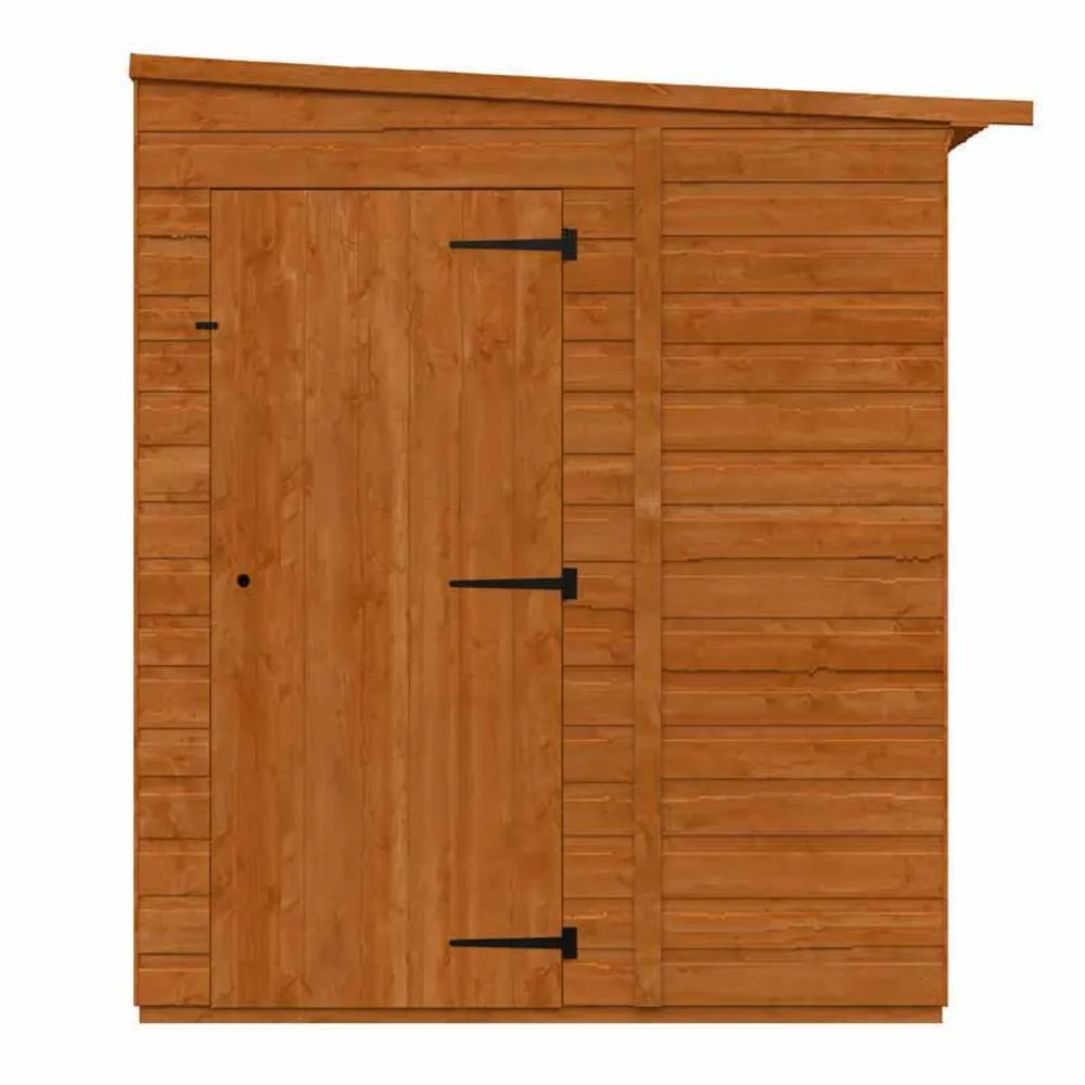 Buttercup Farm 8x6 Flex Pent Summerhouse Garden Sunroom 12mm Flex in Burnt Orange 3