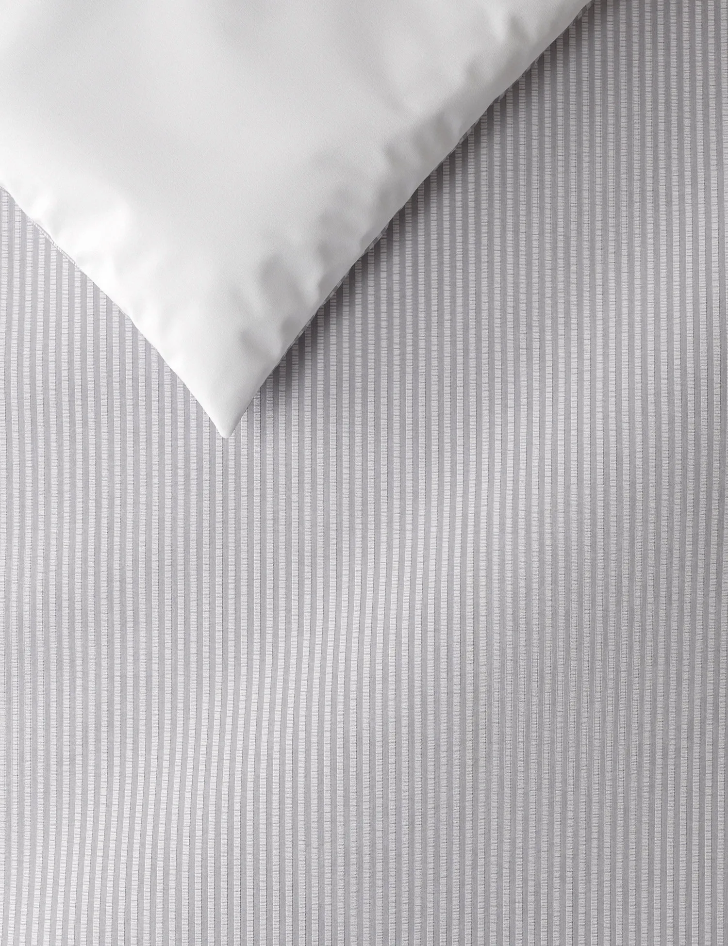 M&S Unisex Pure Cotton Striped Seersucker Bedding Set