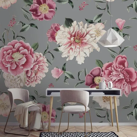 Vintage Floral Wall Mural 1