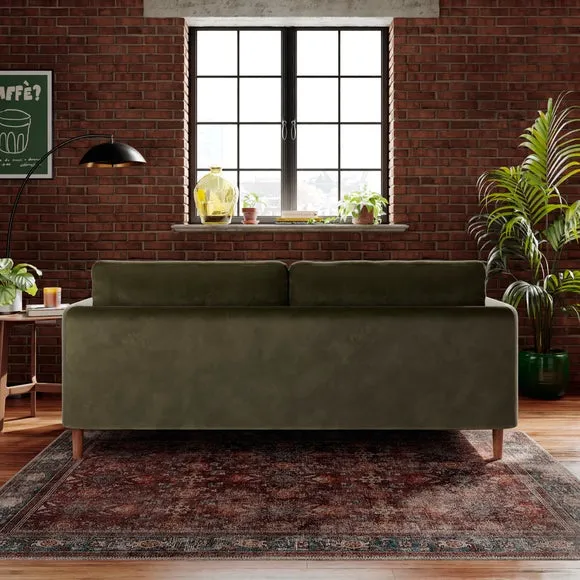 Max Velvet 3 Seater Sofa 2