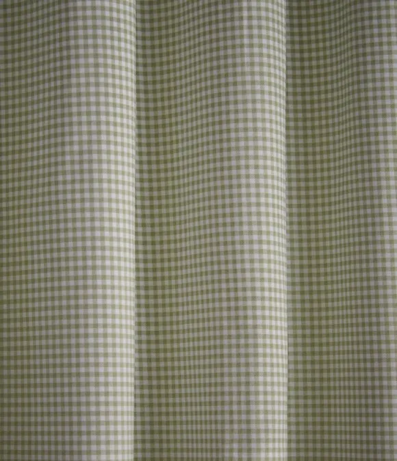 Sydney Gingham Polycotton Blackout Eyelet Curtains 3