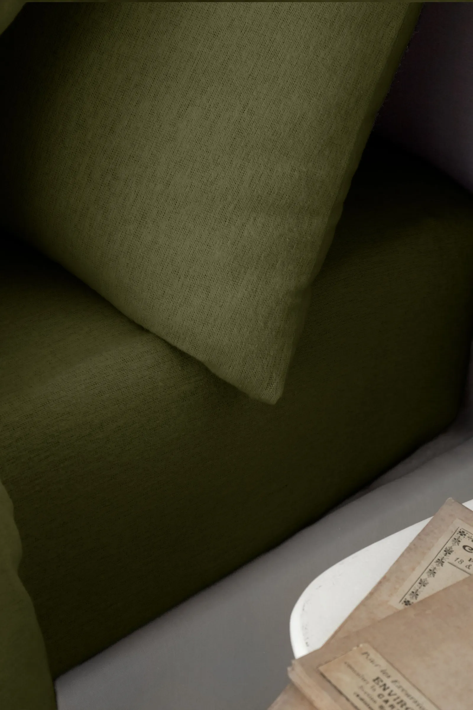 Catherine Lansfield 'Brushed Cotton' Fitted Sheet in Green