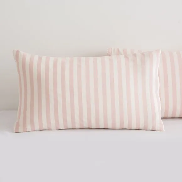 Durham Stripe 100% Cotton Duvet Cover and Pillowcase Set 2