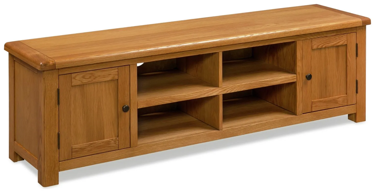 Habitat Kent 2 Door TV Unit - Oak