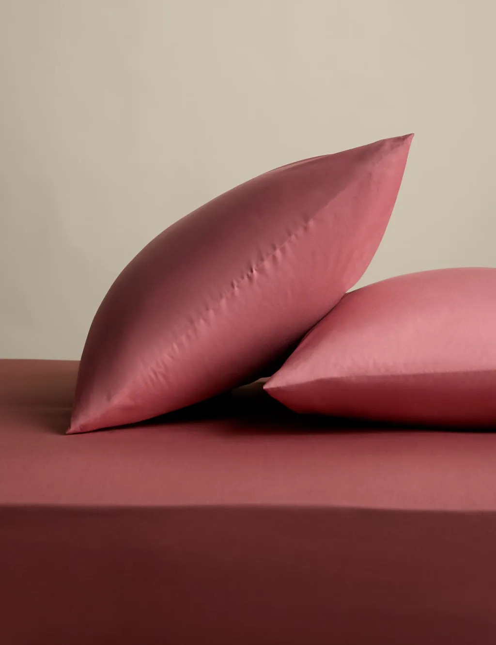 M&S 2 Pack Egyptian Cotton Pillowcases Clay
