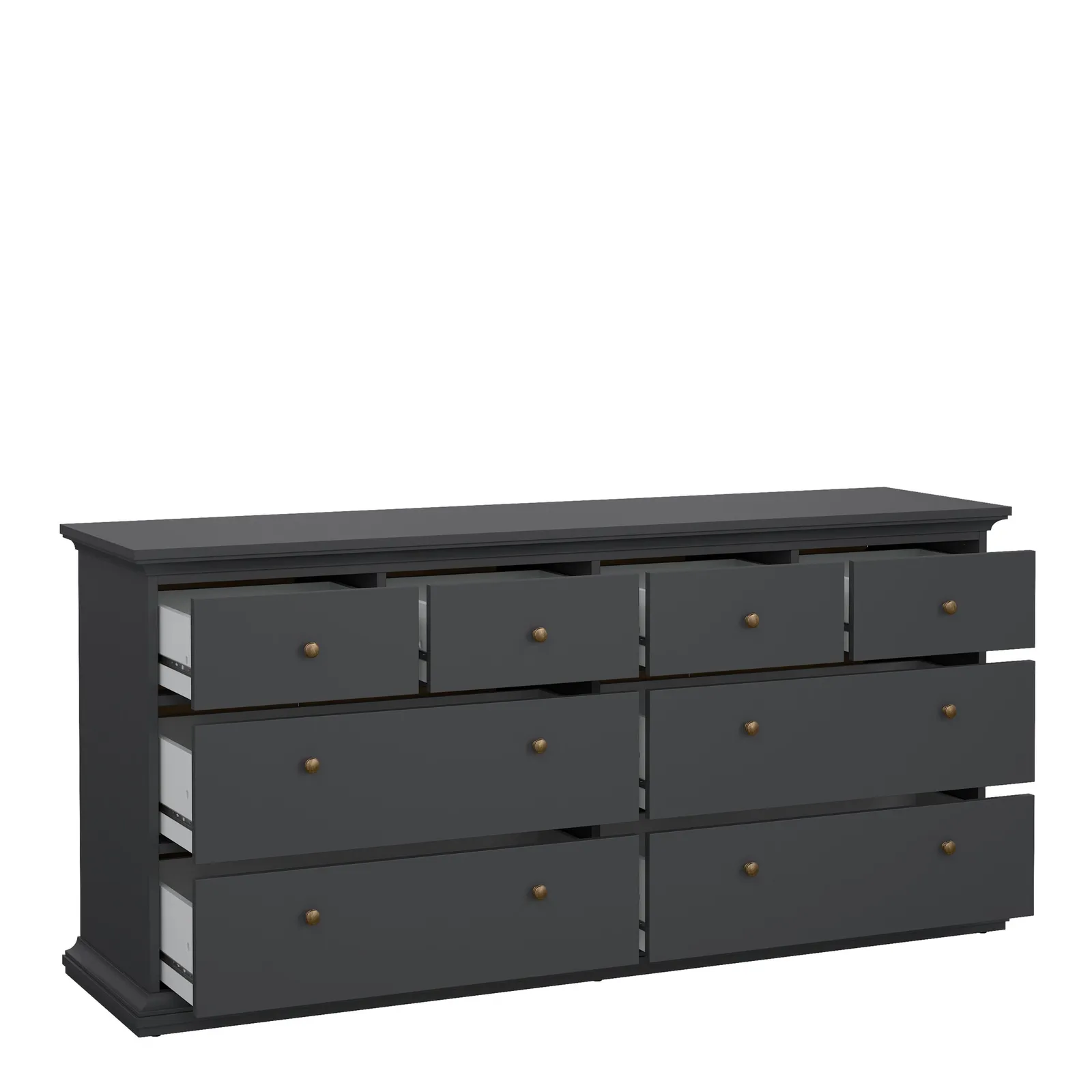 Furniture To Go Paris Chest of 8 Drawers in Grey 5