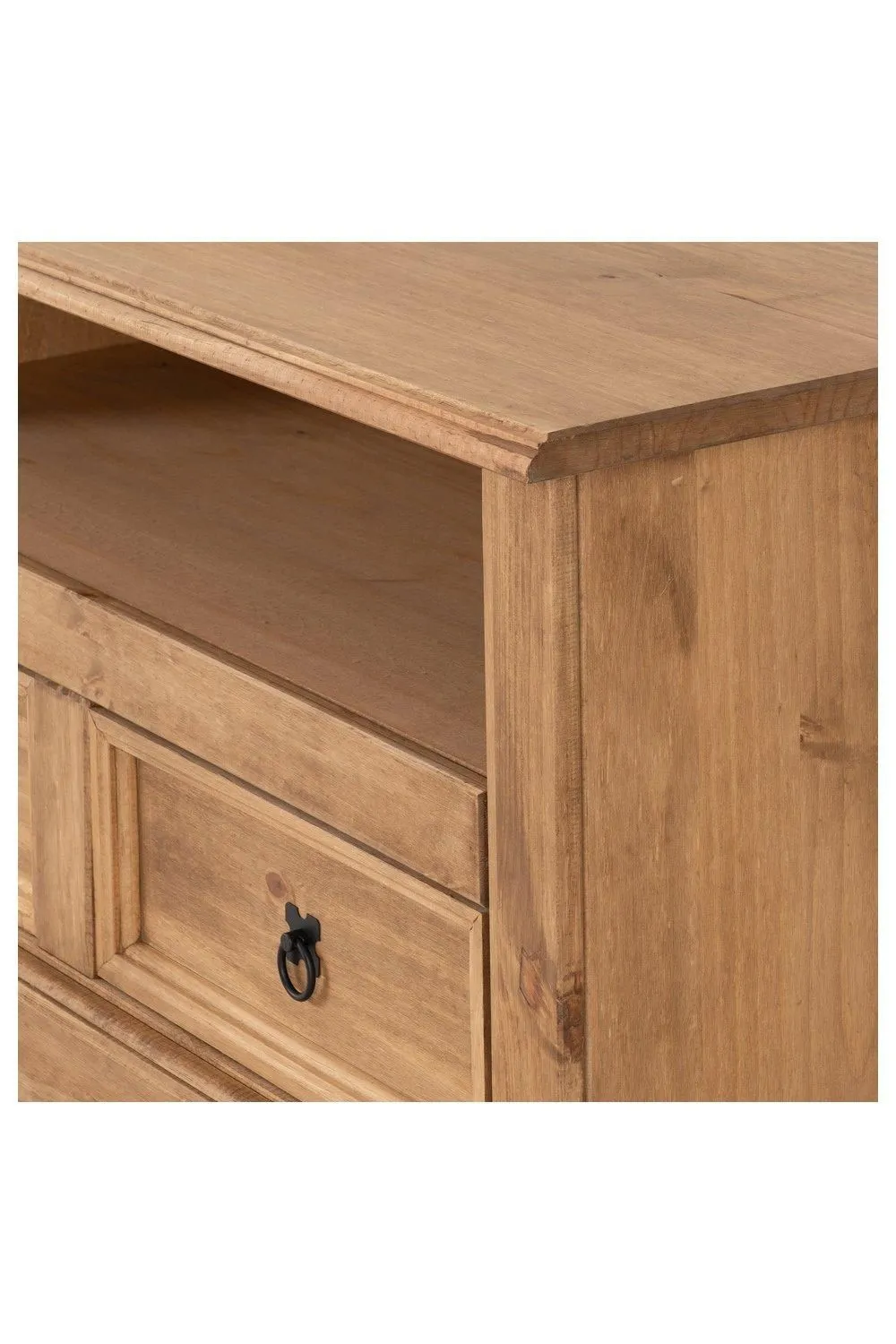 Seconique Corona 2 Drawer Flat Screen TV Unit in Natural 5