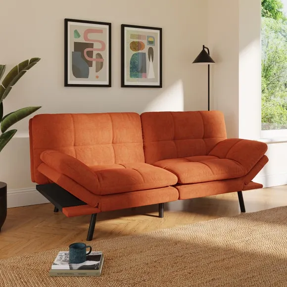 Harrison Quilted Chenille Clic Clac Sofa Bed 1