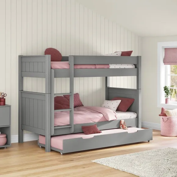 Classic Bunk Bed With Open Trundle 3