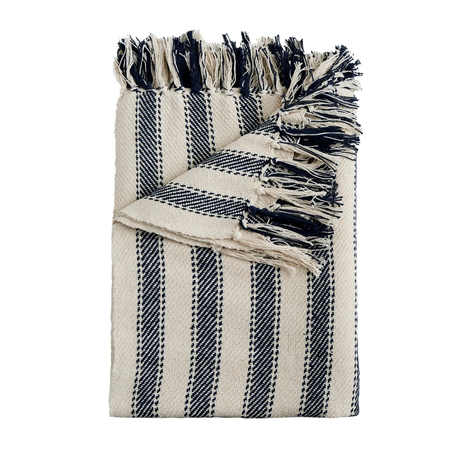 Hanson Throw Blue/White