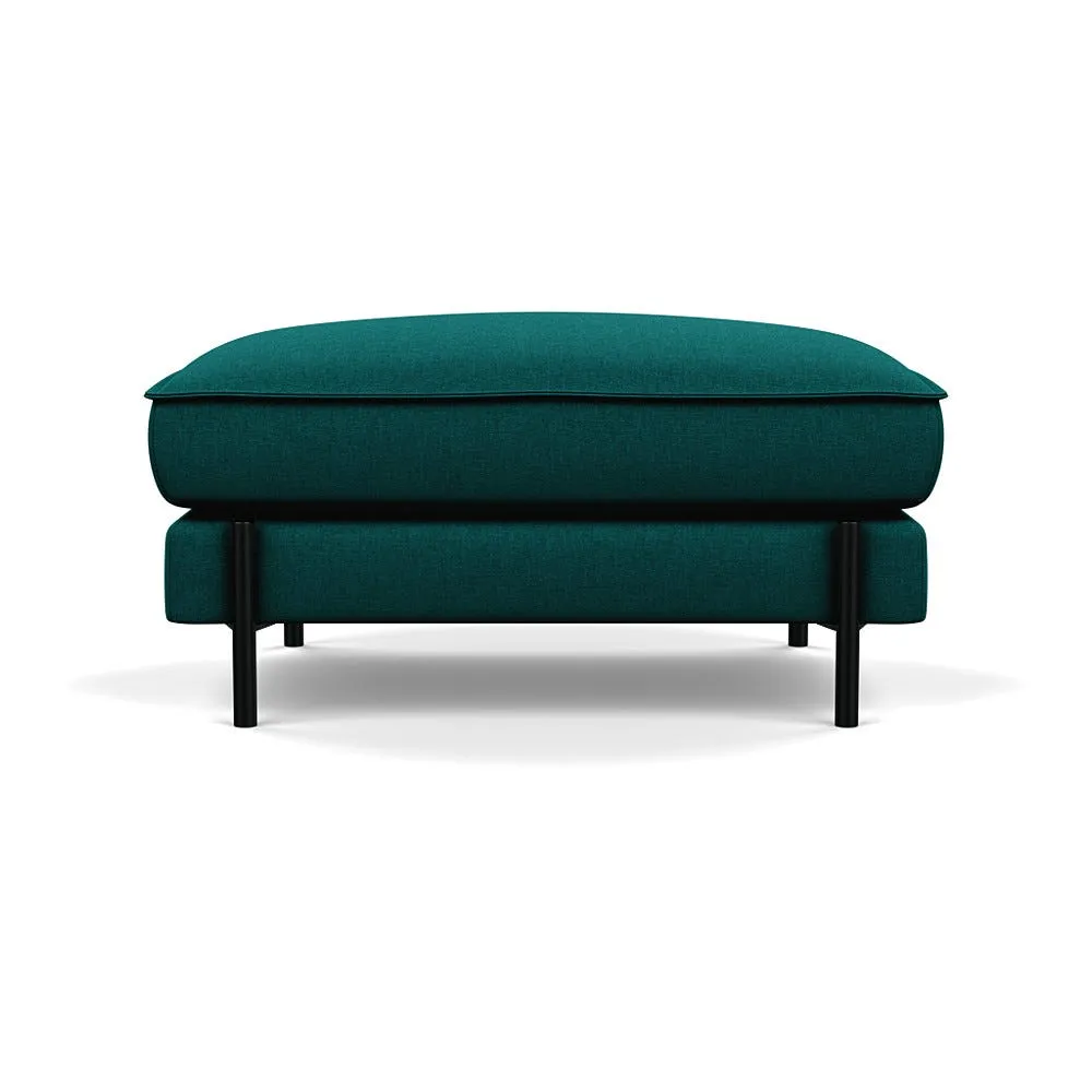 Heal's Tortona Footstool Brushed Cotton Pine 1