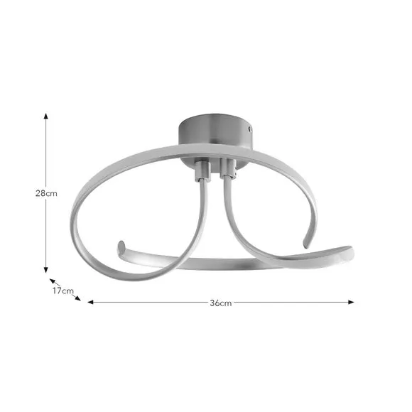 Cortez 2 Arm LED Ceiling Light 5