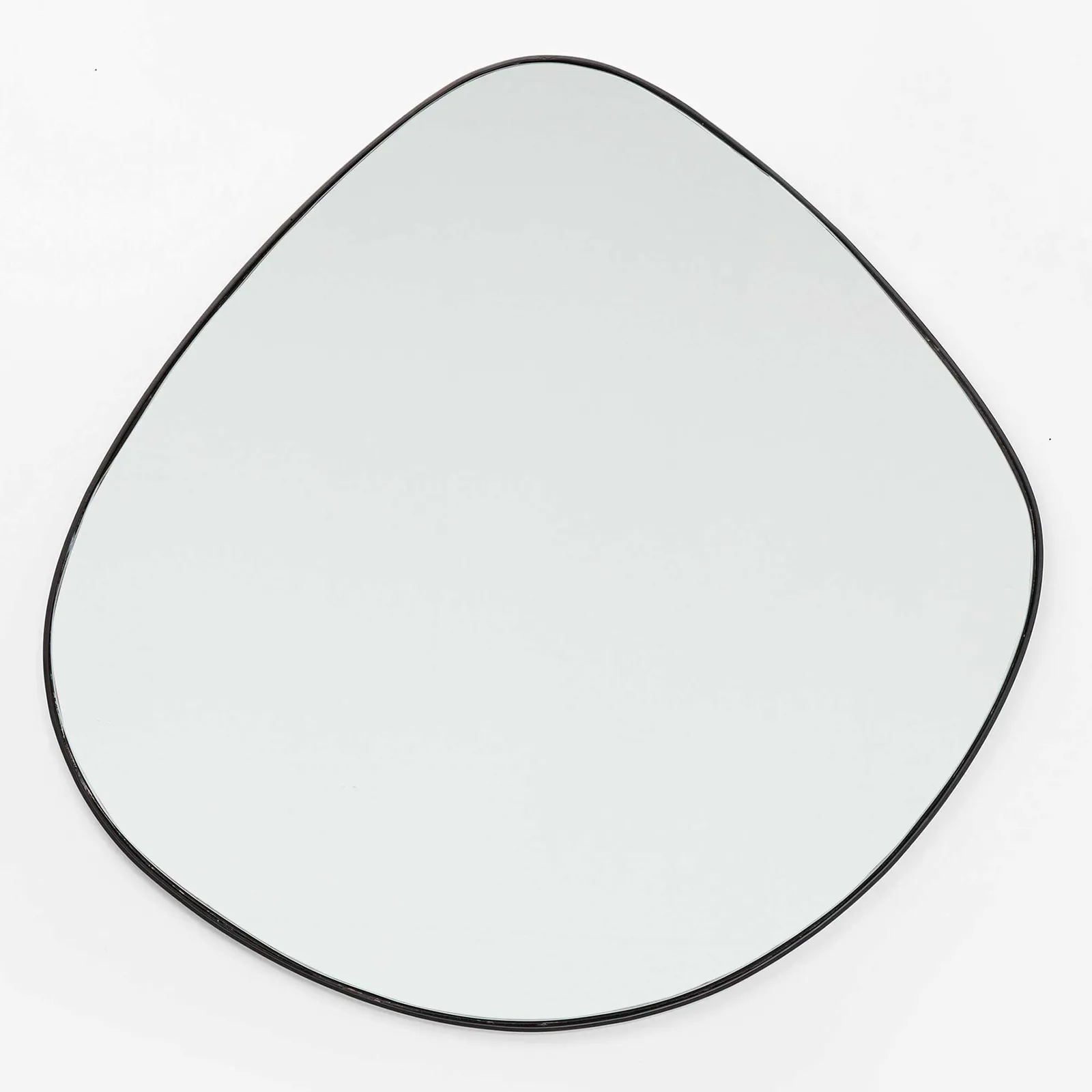 Large Asymmetrical Mirror, Black Glass | Barker & Stonehouse