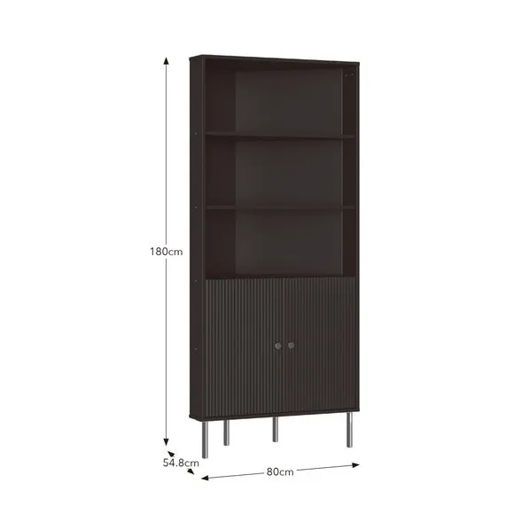 Georgi Corner Ladder Shelving Unit with Storage 6
