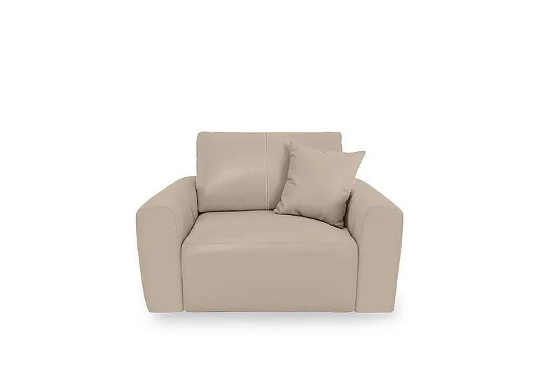 Gemini NC Leather Power Glider Chair - NC Pebble