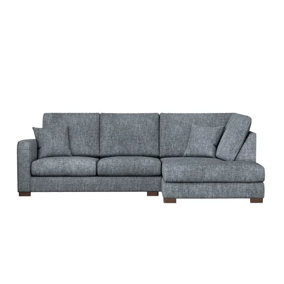 Carson Deep Sit Chunky Chenille Corner Sofa 3