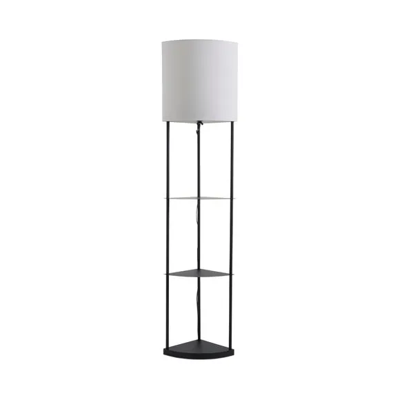 Jakob Corner Shelved Floor Lamp 5