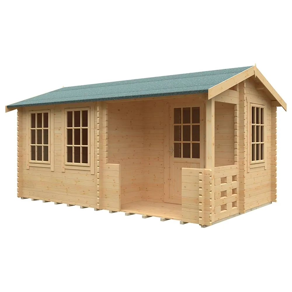 Buttercup Farm 16x10 The Gyles 44mm Cabin - L475 x W295 x H261.6 cm in Natural