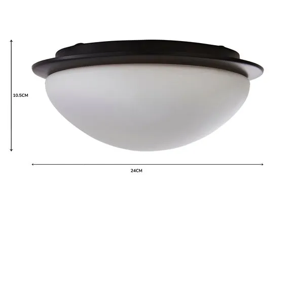 Lotto Bathroom Flush Ceiling Light 5