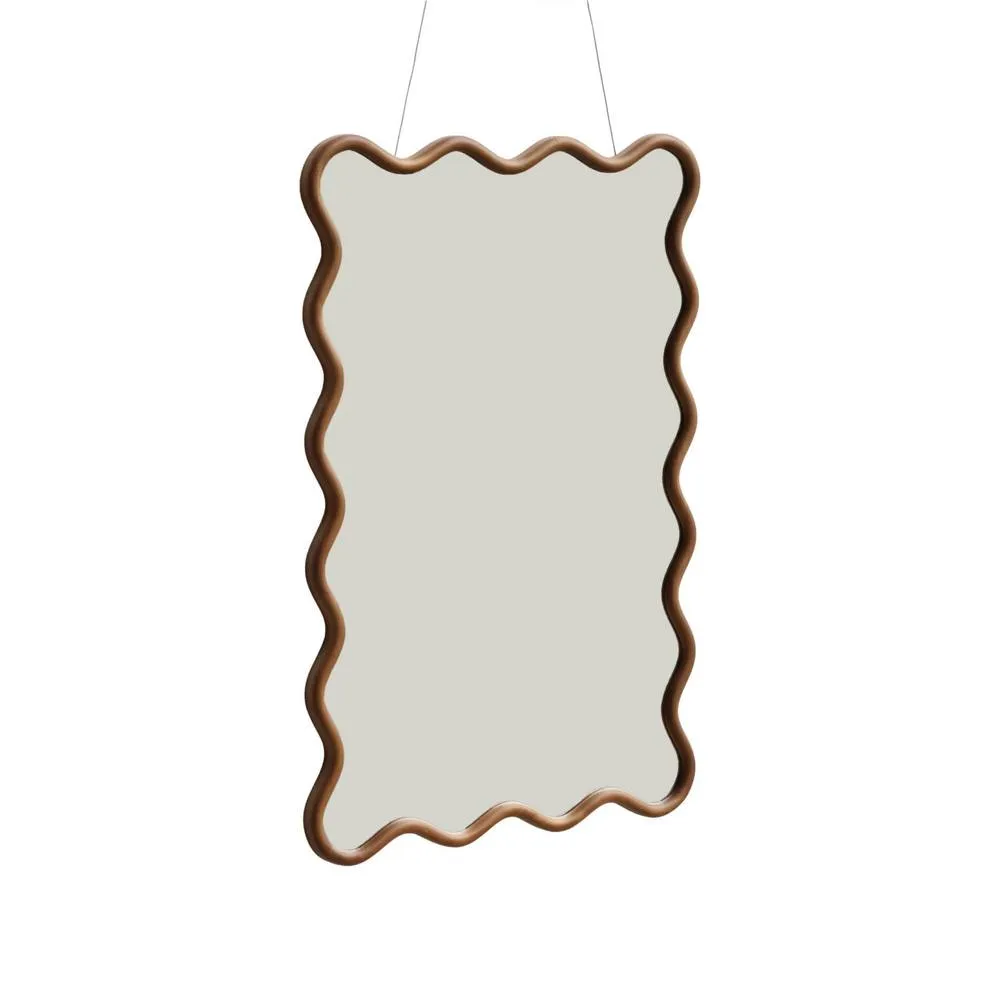 sweeek mirror rubberwood 92.5cm in Dark Brown 3