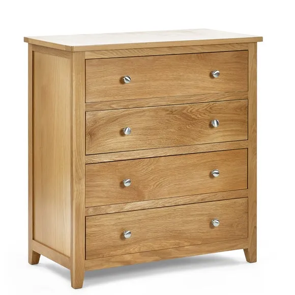 Jenkins 4 Drawer Chest, Oak 2