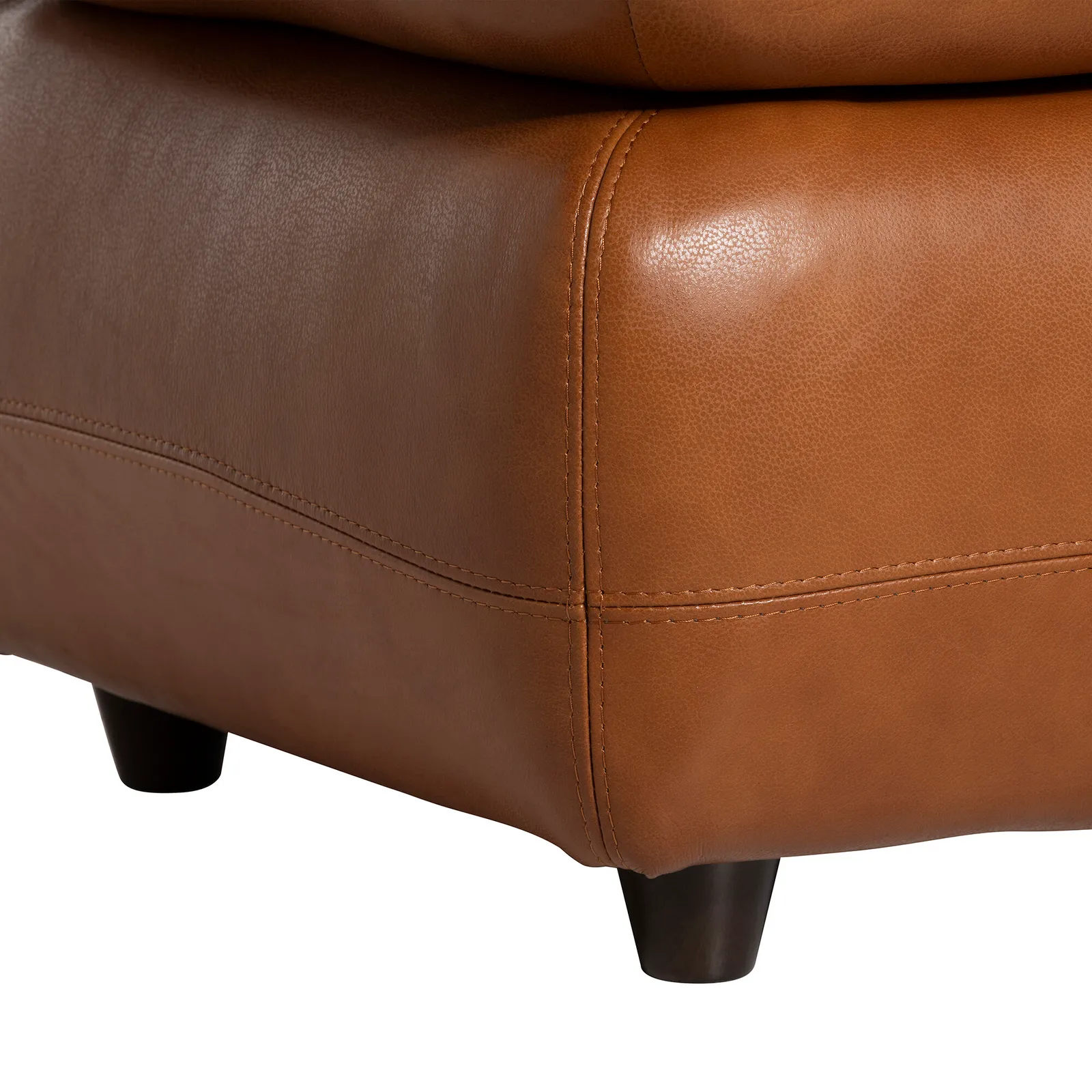 Pelle Rectangular Footstool A Leather | Barker & Stonehouse 4